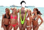 Borat with 4 girls 